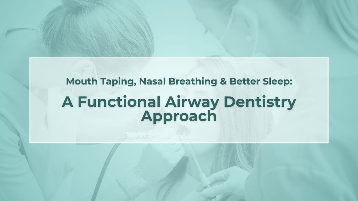 Mouth Taping and Nasal Breathing for Sleep in Guelph